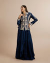 Indigo Blue Elegance Indo Western